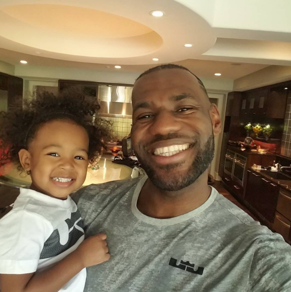 WATCH: LeBron Stopped To Get His 3-Year-Old Daughter Candy During A Game & It Was Priceless
